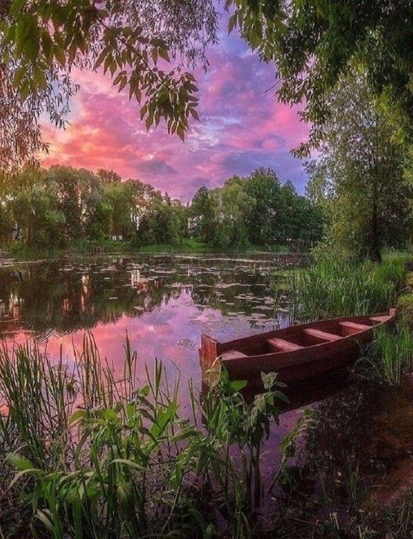 лодка на реке