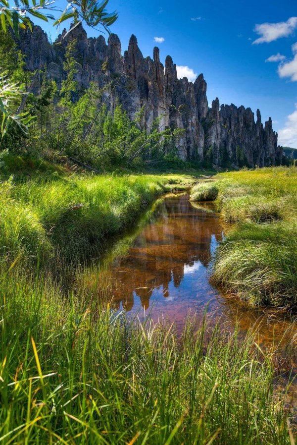 синские скалы якутия