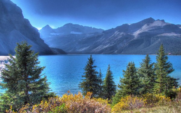 озеро боу канада