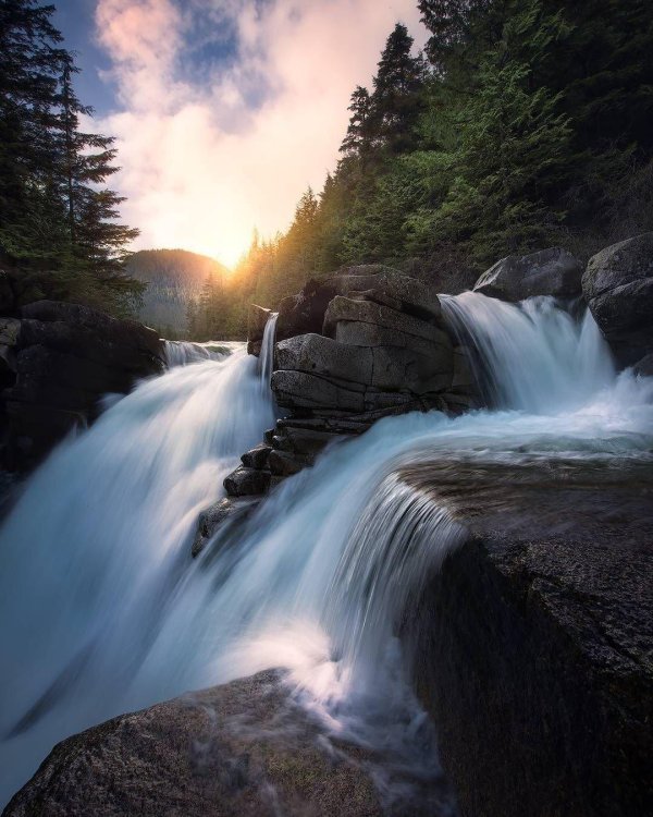 водопад звезд