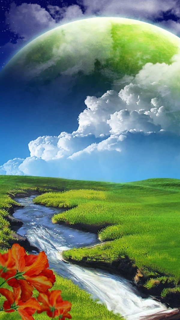 природа вертикальные