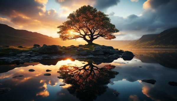 дерево красивое