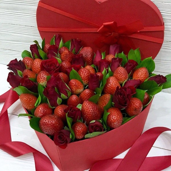 клубничные букеты