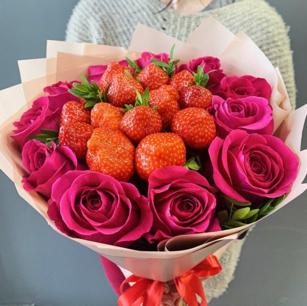 клубничные букеты