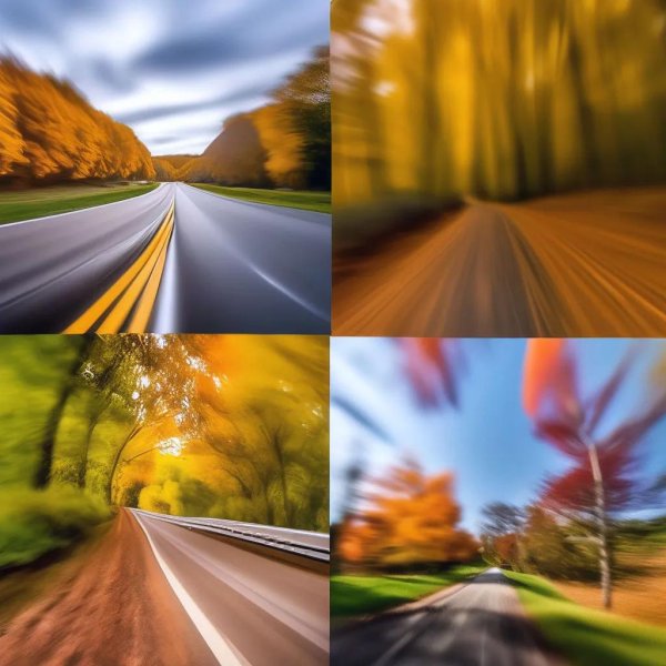 осенняя дорога