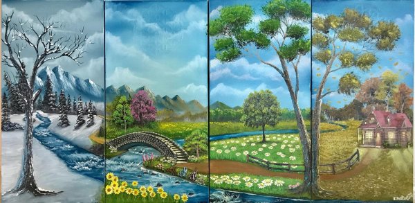 триптих природа