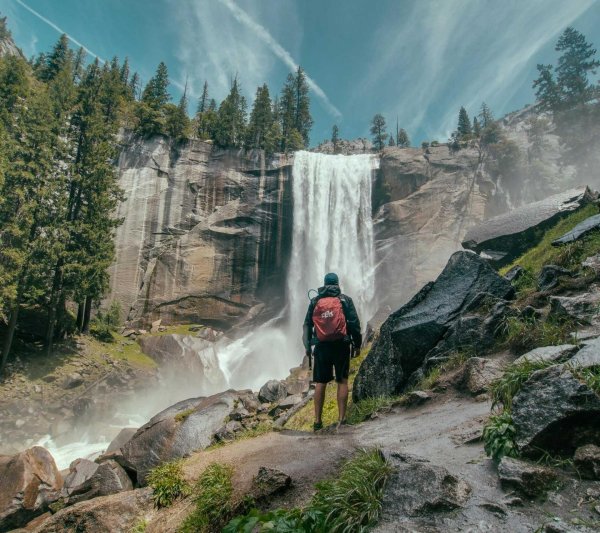 водопад вернал калифорния сша