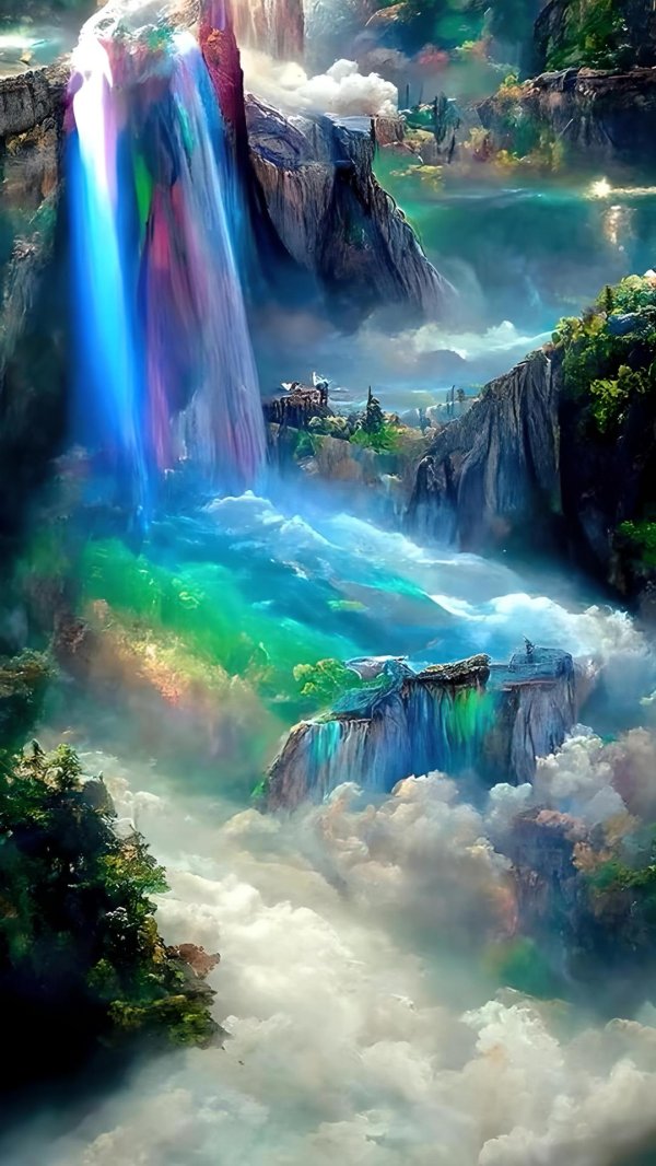beautiful waterfall