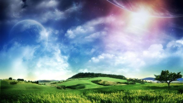 фантастический фон