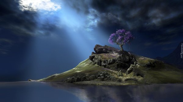 фантастический пейзаж инга нильсен