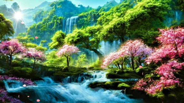 картина весна