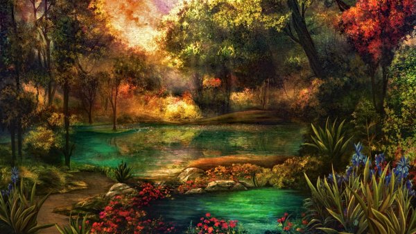 зачарованный лес enchanted forest