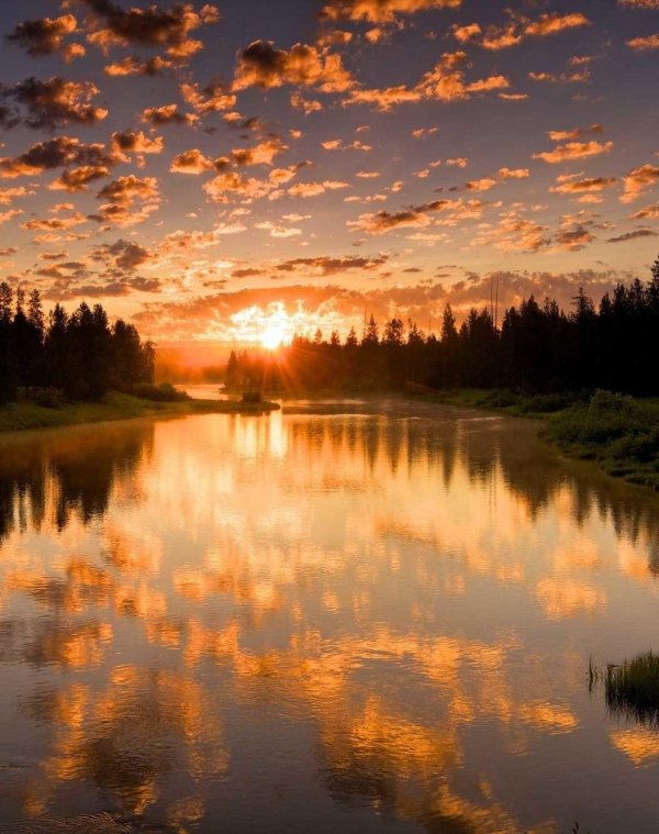 река закат