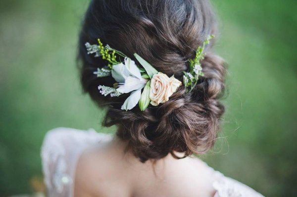 свадебные прически идеи