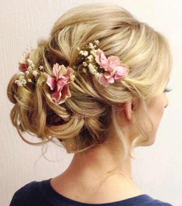 прическа свадебная