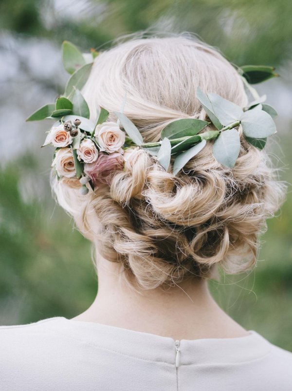 свадебные прически идеи