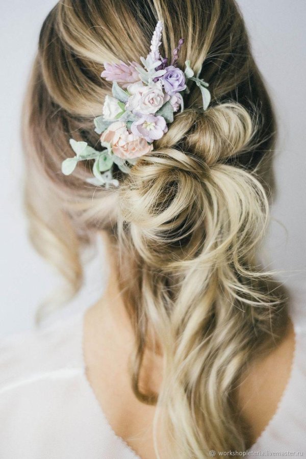 цветы в волосы для невесты