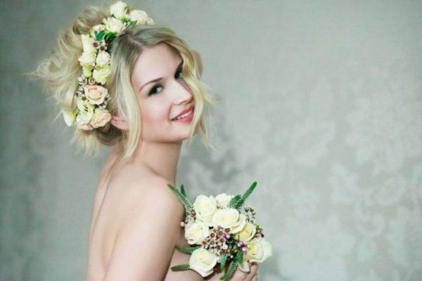 свадебные прически идеи