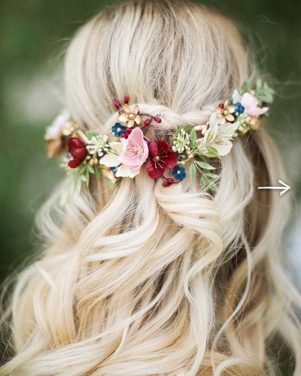 свадебное украшение для волос