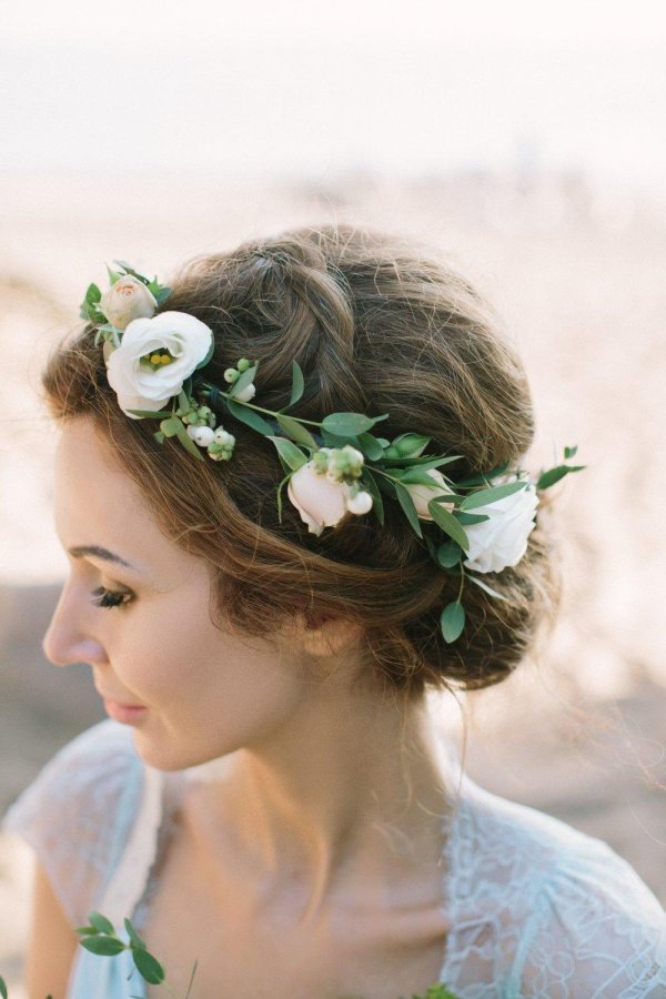 свадебные прически идеи