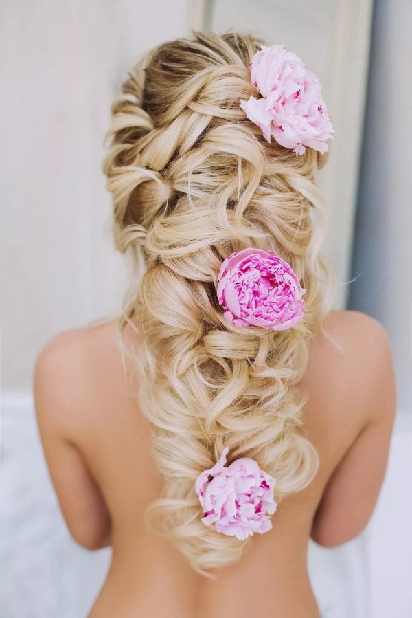 свадебные прически идеи