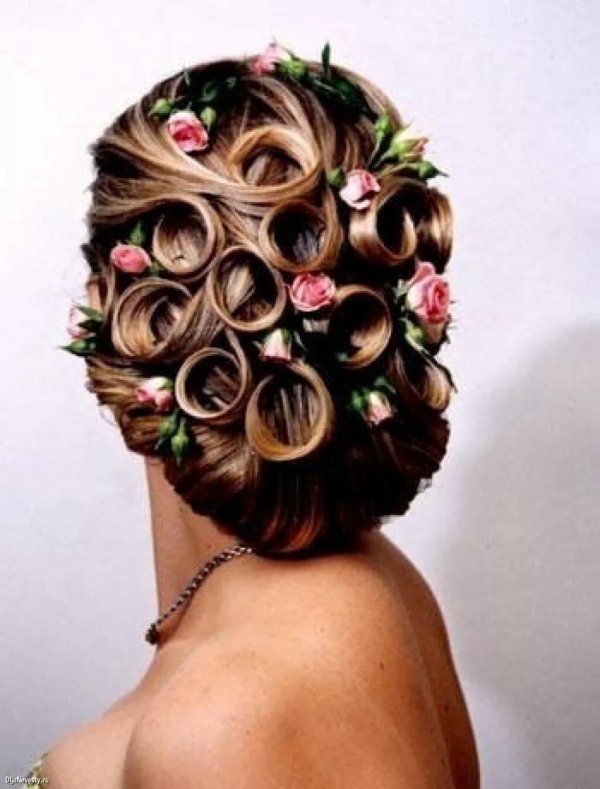 завиток элемент прически