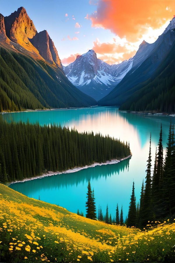 канада озеро морейн