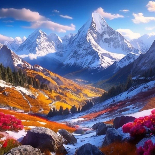 горные пейзажи