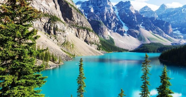 канада озеро морейн