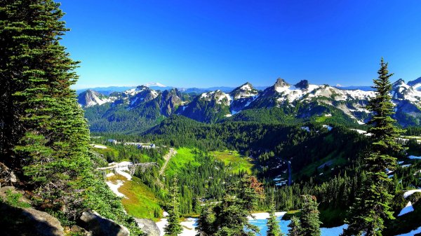 гора рейнир штат вашингтон