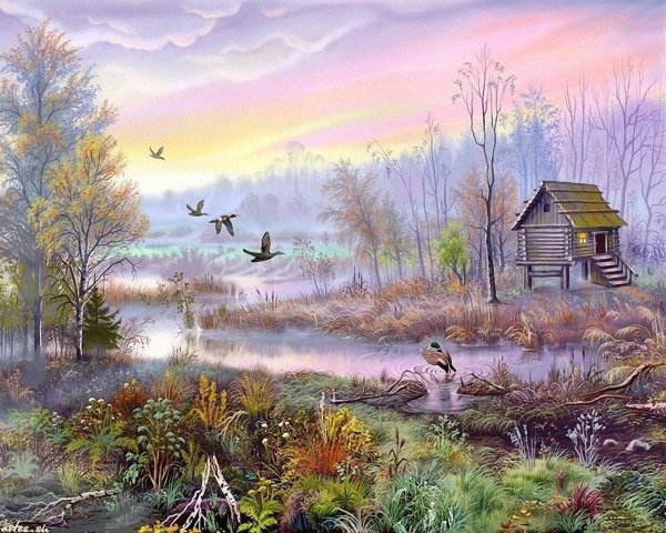 живопись пейзаж