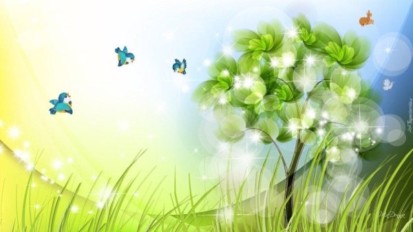 фон весенний