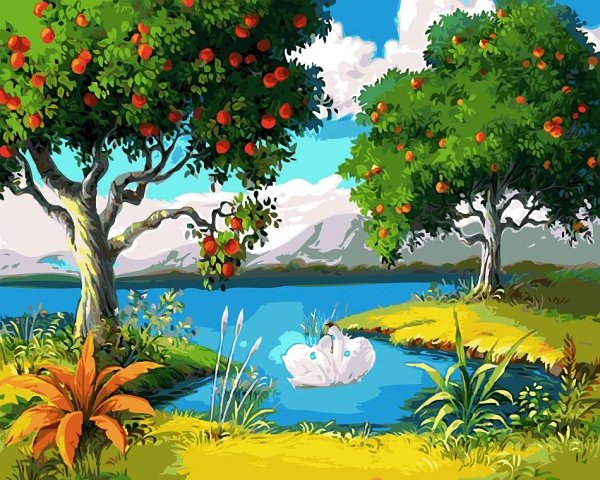 мультяшные пейзажи