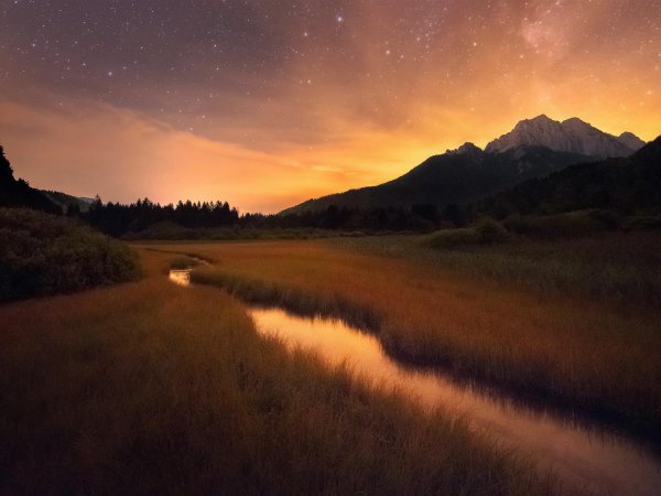 Природа ночью