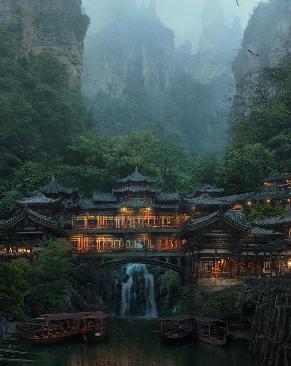 японская деревня