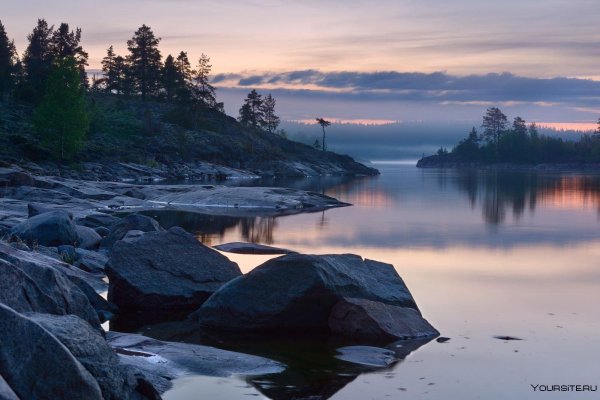остров валаам скалистый берег