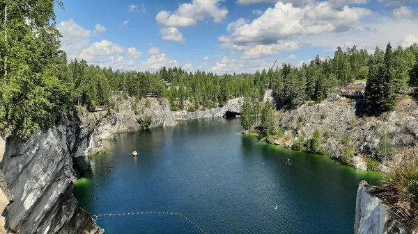 рускеала мраморный каньон