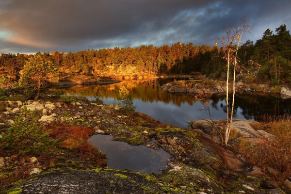 ладожские шхеры осенью