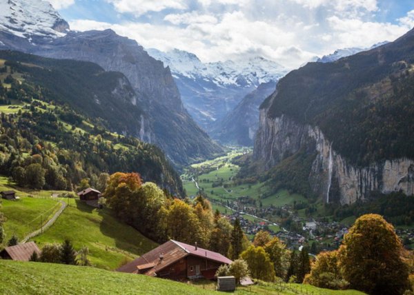 альпийские луга швейцарии лаутербруннен