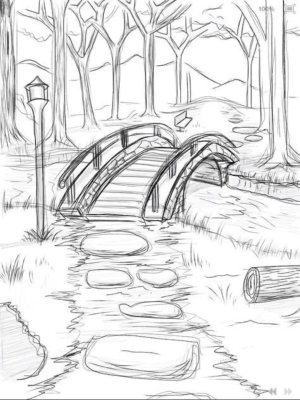 графический пейзаж