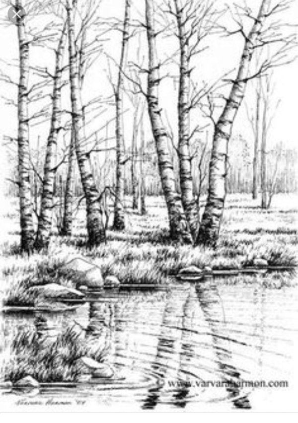 зарисовки пейзажа