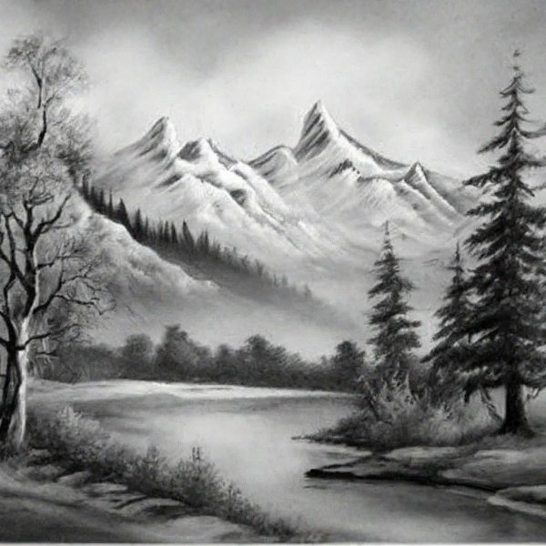 графический пейзаж