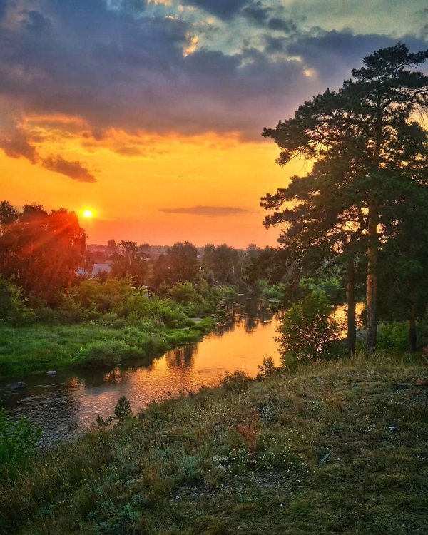 вечерние пейзажи