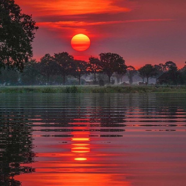 алые закаты