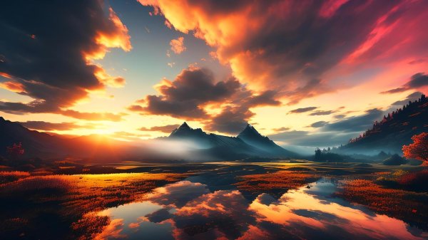 красивейший закат