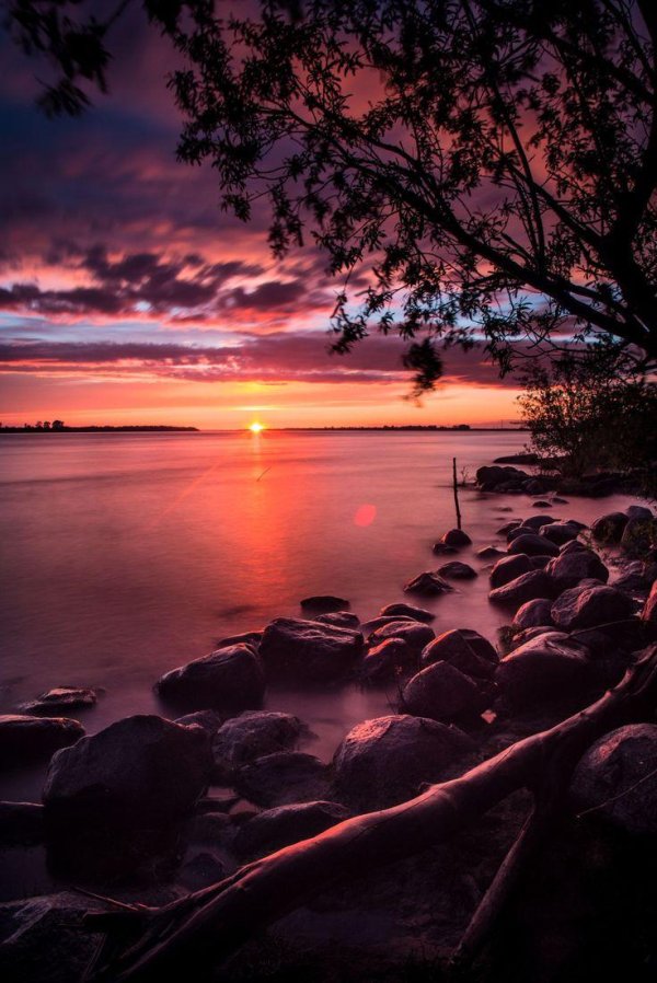 закат реалистичный