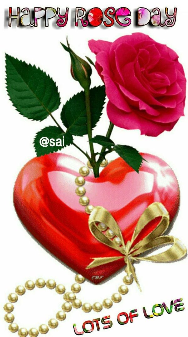 розы сердечком