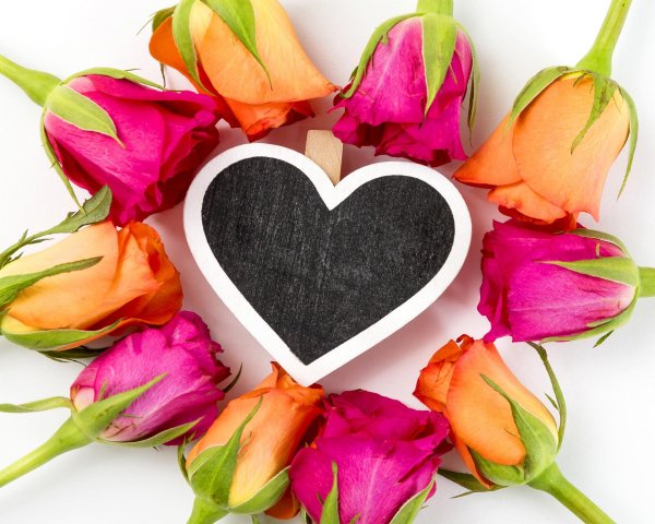 открытка сердца