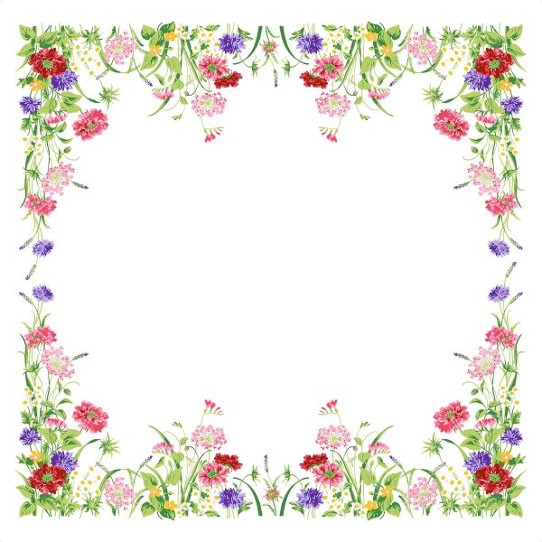 цветок рамка