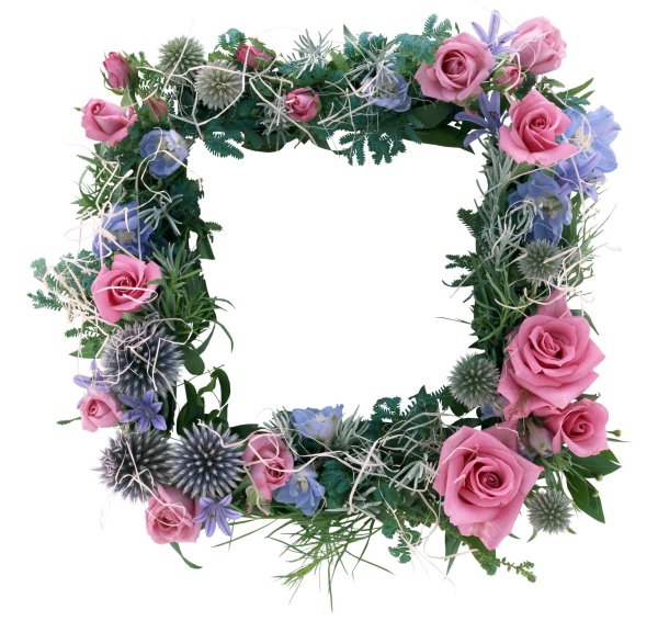 цветочная рамка
